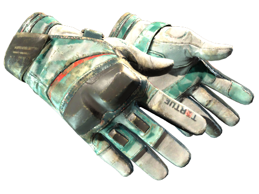 ★ Moto Gloves | Spearmint (Battle-Scarred)