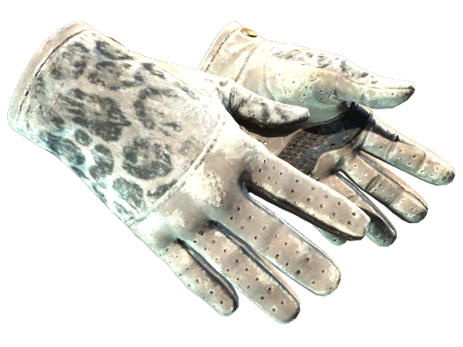 ★ Driver Gloves | Snow Leopard (Battle-Scarred)