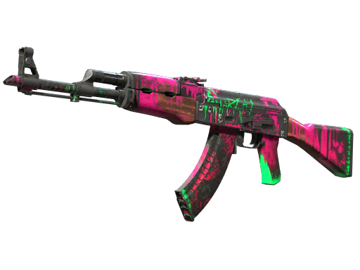 StatTrak™ AK-47 | Neon Revolution (Battle-Scarred)