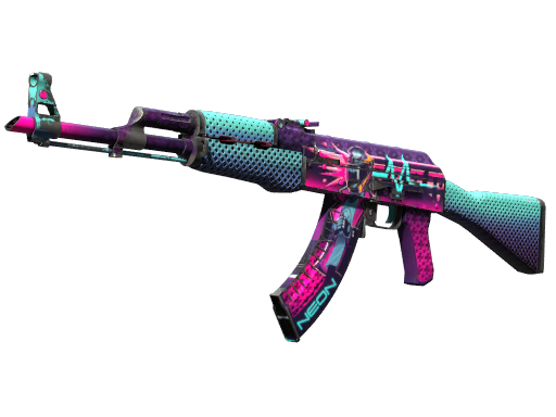 AK-47 | Neon Rider (Well-Worn)
