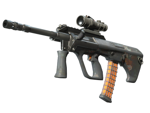 AUG | Amber Slipstream (Battle-Scarred)