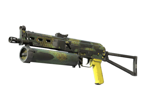 StatTrak™ PP-Bizon | Jungle Slipstream (Well-Worn)