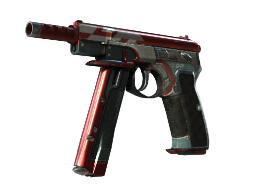 StatTrak™ CZ75-Auto | Red Astor (Well-Worn)
