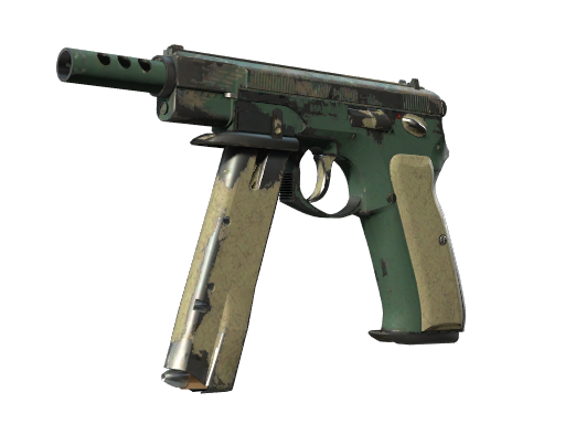 CZ75-Auto | Green Plaid (Battle-Scarred)