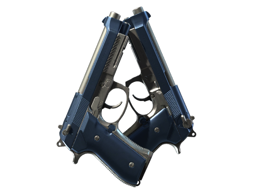 Dual Berettas | Anodized Navy (Minimal Wear)