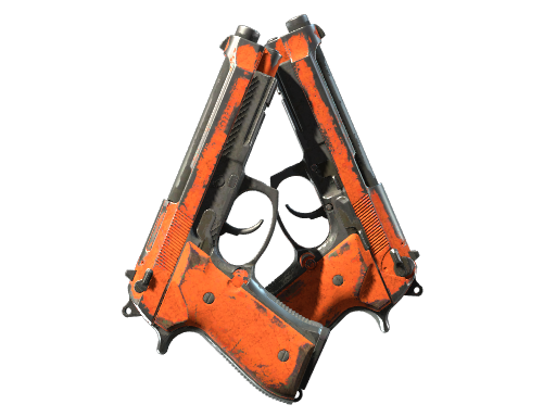 Dual Berettas | Demolition (Battle-Scarred)