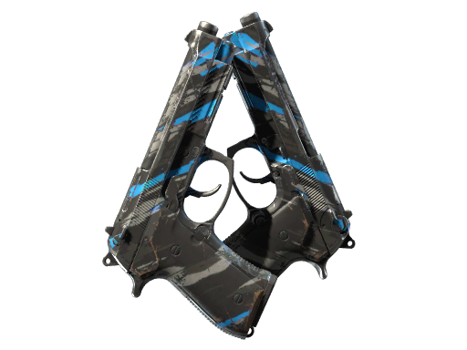 Dual Berettas | Shred (Well-Worn)