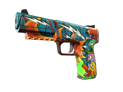 Five-SeveN | Angry Mob (Well-Worn)