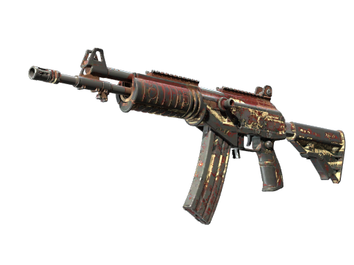 Galil AR | Crimson Tsunami (Battle-Scarred)