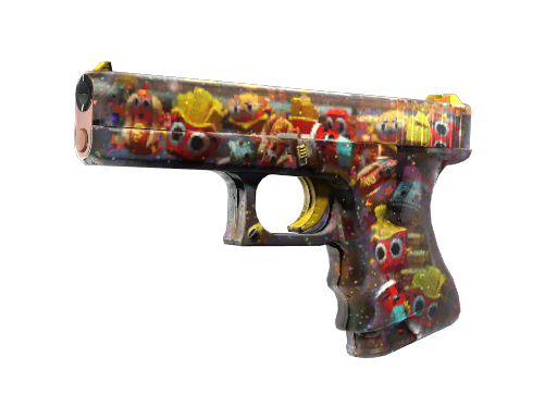 StatTrak™ Glock-18 | Snack Attack (Battle-Scarred)