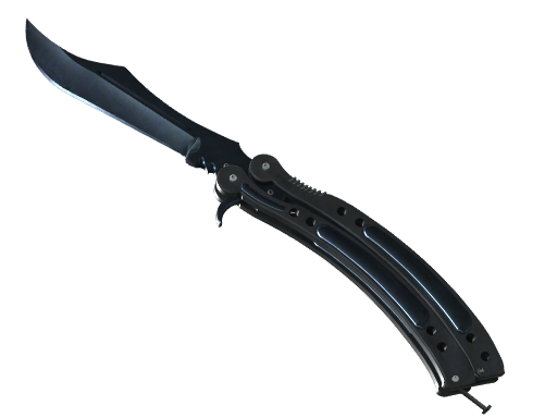 ★ StatTrak™ Butterfly Knife | Blue Steel (Factory New)