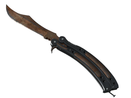★ Butterfly Knife | Rust Coat (Battle-Scarred)