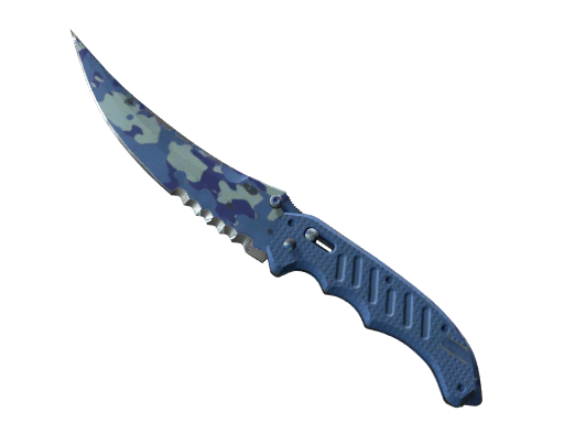 ★ Flip Knife | Bright Water (Well-Worn)