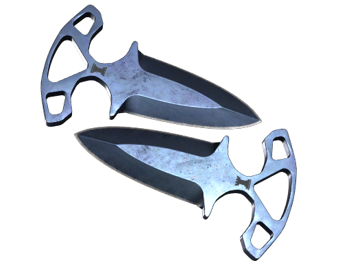 ★ Shadow Daggers | Blue Steel (Battle-Scarred)