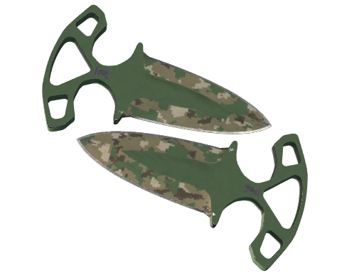 ★ StatTrak™ Shadow Daggers | Forest DDPAT (Well-Worn)