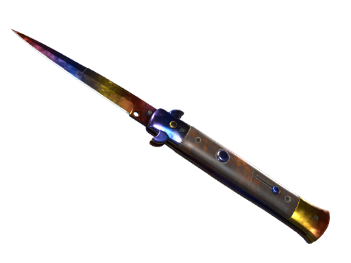 ★ Stiletto Knife | Marble Fade (Minimal Wear)