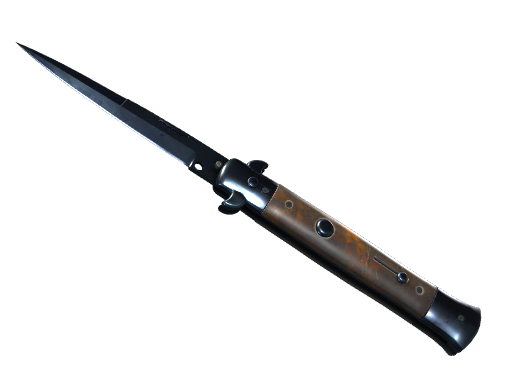 ★ StatTrak™ Stiletto Knife | Blue Steel (Well-Worn)