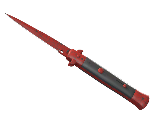 ★ Stiletto Knife | Crimson Web (Minimal Wear)