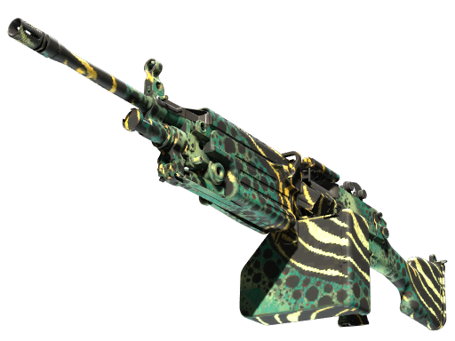 StatTrak™ M249 | Emerald Poison Dart (Factory New)
