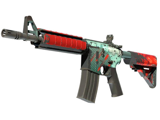 M4A4 | Bullet Rain (Well-Worn)