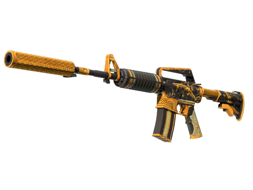 StatTrak™ M4A1-S | Golden Coil (Well-Worn)