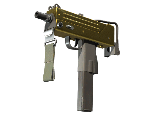 MAC-10 | Gold Brick (Minimal Wear)