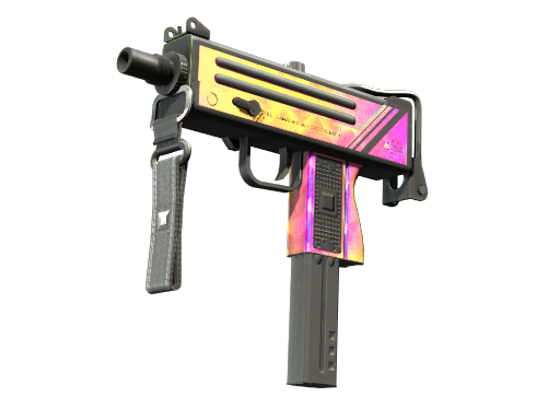 StatTrak™ MAC-10 | Disco Tech (Minimal Wear)