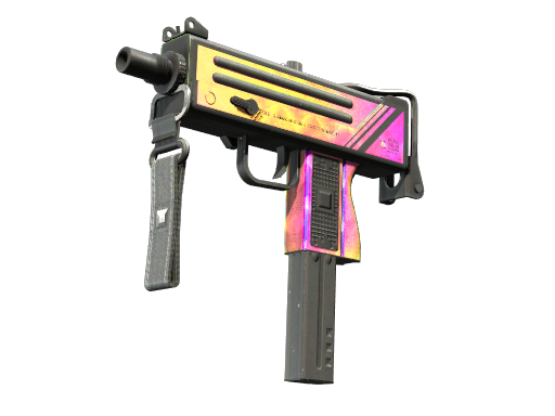 StatTrak™ MAC-10 | Disco Tech (Well-Worn)