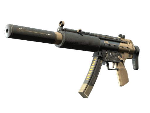 StatTrak™ MP5-SD | Desert Strike (Well-Worn)
