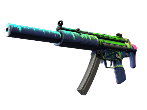 StatTrak™ MP5-SD | Phosphor (Well-Worn)