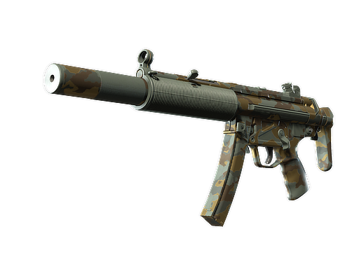 MP5-SD | Gold Leaf (Minimal Wear)