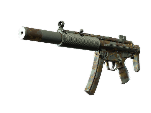 MP5-SD | Gold Leaf (Well-Worn)