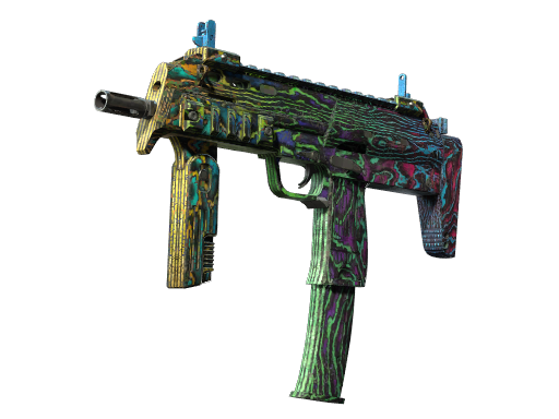 MP7 | Neon Ply (Battle-Scarred)