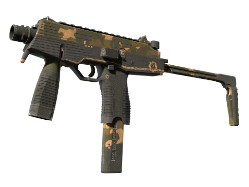 MP9 | Black Sand (Battle-Scarred)