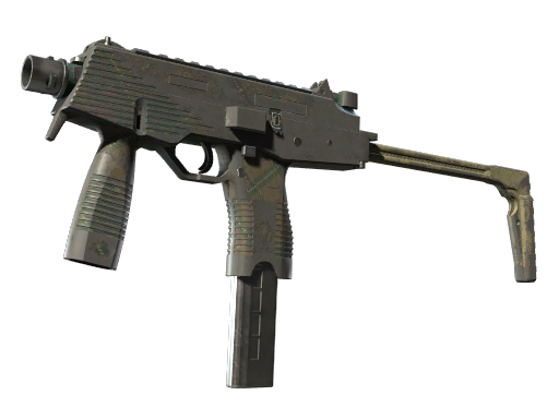 MP9 | Green Plaid (Battle-Scarred)