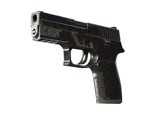 P250 | Dark Filigree (Well-Worn)