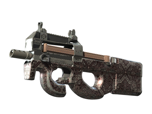 P90 | Baroque Red (Well-Worn)