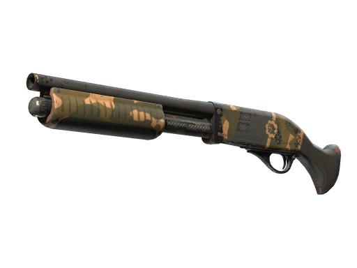Sawed-Off | Black Sand (Battle-Scarred)