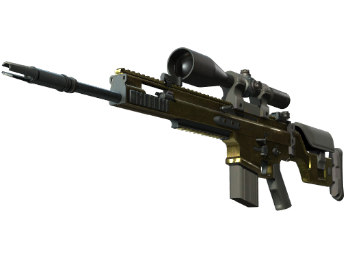 SCAR-20 | Brass (Battle-Scarred)