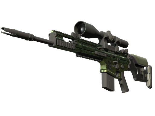 SCAR-20 | Green Marine (Minimal Wear)