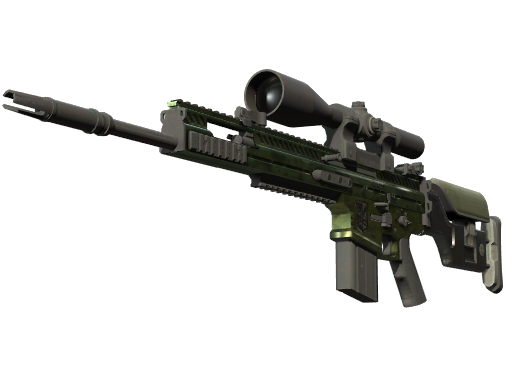 SCAR-20 | Green Marine (Well-Worn)