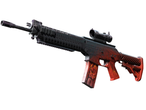 StatTrak™ SG 553 | Darkwing (Minimal Wear)
