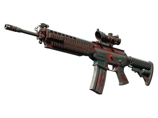 SG 553 | Fallout Warning (Battle-Scarred)