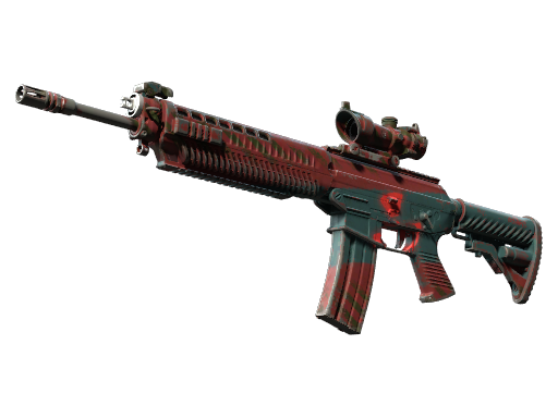 SG 553 | Fallout Warning (Well-Worn)