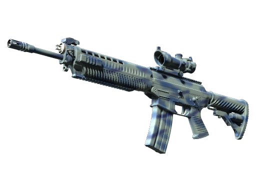 StatTrak™ SG 553 | Wave Spray (Factory New)