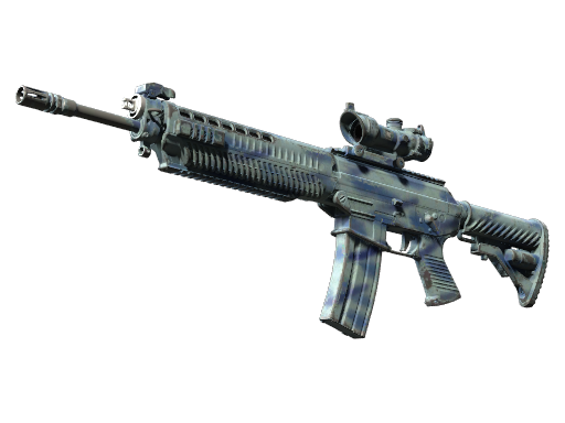 SG 553 | Wave Spray (Well-Worn)