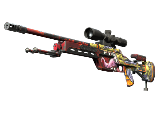 SSG 08 | Bloodshot (Well-Worn)