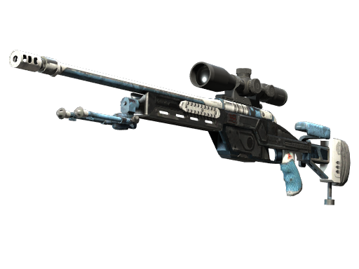 StatTrak™ SSG 08 | Ghost Crusader (Well-Worn)