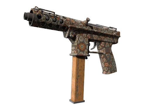 Tec-9 | Orange Murano (Battle-Scarred)