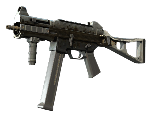 UMP-45 | Gold Bismuth (Battle-Scarred)
